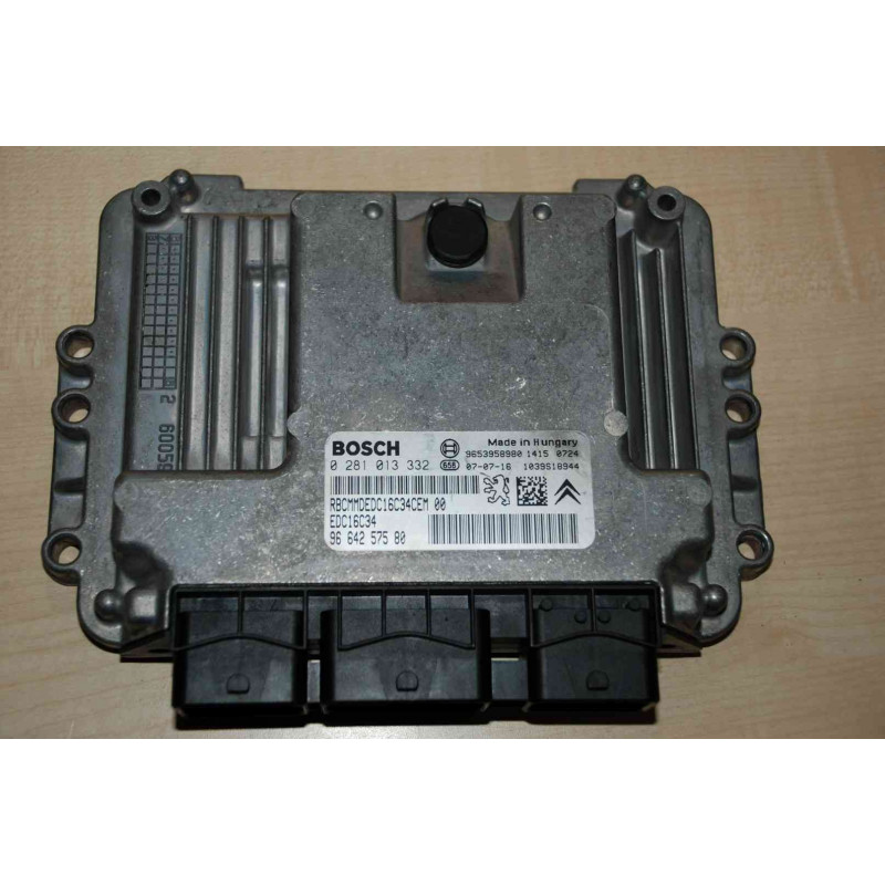 ECU MOTOR BOSCH EDC16C34 0281013332 PSA 9664257580