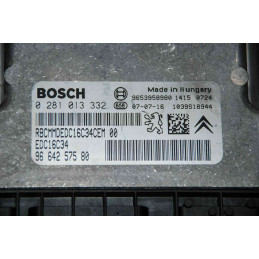 ECU MOTOR BOSCH EDC16C34 0281013332 PSA 9664257580