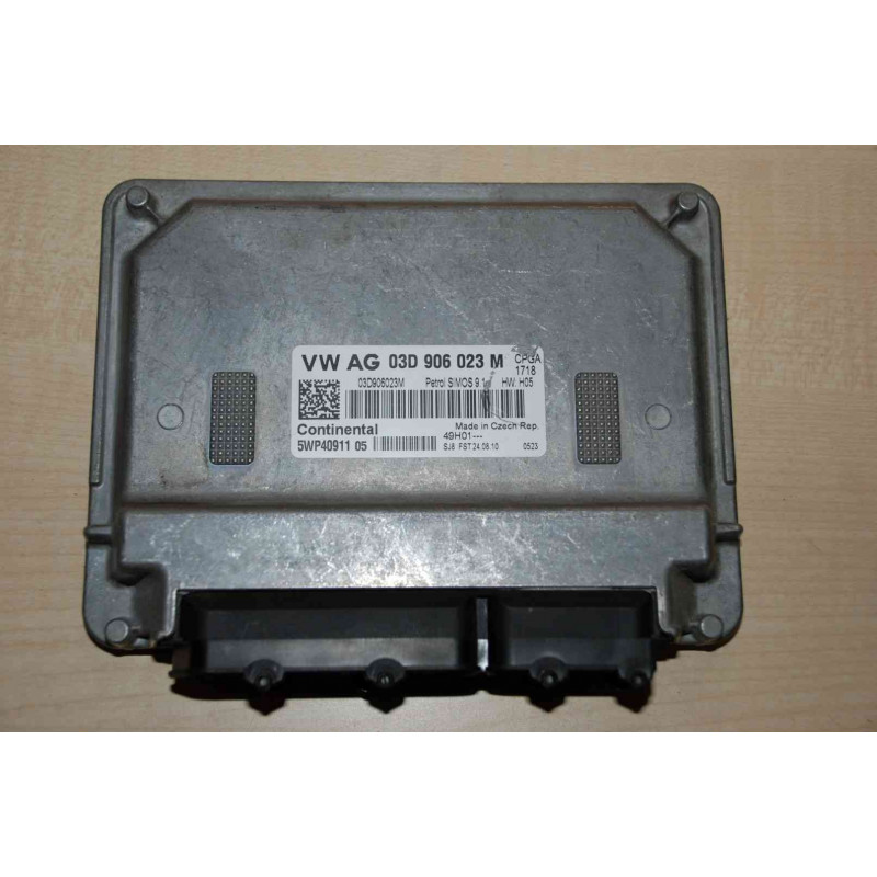 ECU MOTOR SIEMENS VDO SIMOS 9.1 5WP4091105 VAG 03D906023M ECU MOTOR SIEMENS VDO SIMOS 9.1 5WP4091105 VAG 03D906023M