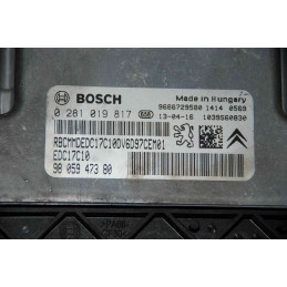 ECU MOTOR BOSCH EDC17C10 0281019817 PSA 9605947380