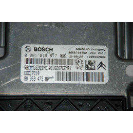 ECU MOTOR BOSCH EDC17C10 0281019817 PSA 9605947380