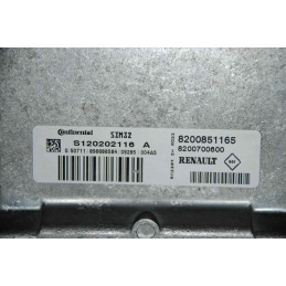 ECU MOTOR SIEMENS SIM 32 S120202116A RENAULT 8200851165