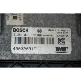 ECU MOTOR BOSCH EDC16C39 0281012165 LDV 43002031F