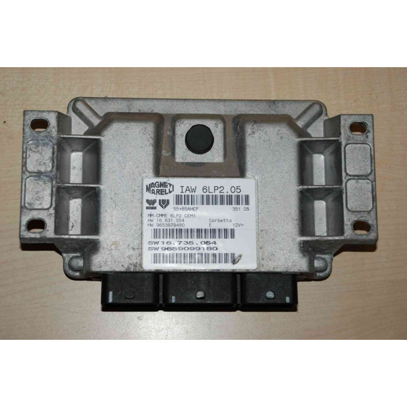 ECU MAGNETI MARELLI IAW 6LP2.05 16.631.054 CITROEN C4 / PEUGEOT 307 1.4i 90HP HW 9653979480 SW 9659099180 - WITH DISABLED IMMO ECU MAGNETI MARELLI IAW 6LP2.05 16.631.054 CITROEN C4 / PEUGEOT 307 1.4i 90HP HW 9653979480 SW 9659099180 - WITH DISABLED IMMO