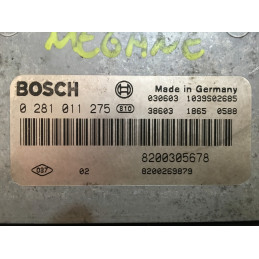 ECU MOTOR BOSCH EDC16C3-10.22 0281011275 RENAULT 8200305678