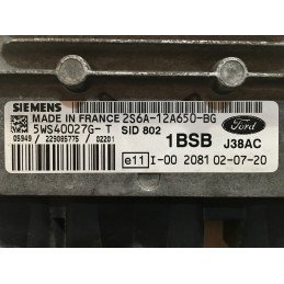 ECU MOTOR SIEMENS SID 802 5WS40027G-T FORD 2S6A-12A650-BG