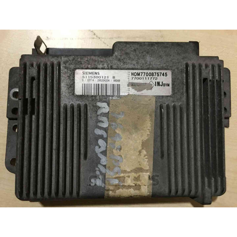 ECU MOTOR SIEMENS FENIX 5 S115300121B RENAULT 7700875745