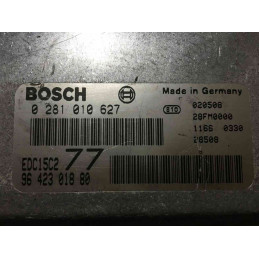 ECU BOSCH EDC15C2-11.1 0281010627 PEUGEOT 406 I 2.0 HDI 81KW 110CV RHZ 9642301880 - CON INMOVILIZADOR ANULADO (IMMO OFF)