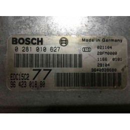 ECU BOSCH EDC15C2-11.1 0281010627 PEUGEOT 406 I 2.0 HDI 81KW 110CV RHZ 9642301880 - CON INMOVILIZADOR ANULADO (IMMO OFF)