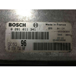 ECU BOSCH EDC15C2-11.1 0281011341 PEUGEOT 307 I (T5) 2.0 HDI 66KW 90CV RHY 9653873280 - CON INMOVILIZADOR ANULADO (IMMO OFF)