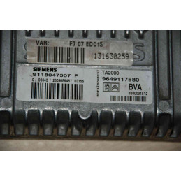 ECU CAJA CAMBIOS SIEMENS TA2000 S118047507F PSA 9649117580