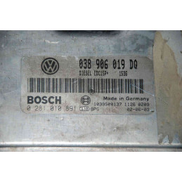 ECU MOTOR BOSCH EDC15P+ 0281010891 VAG 038906019DQ