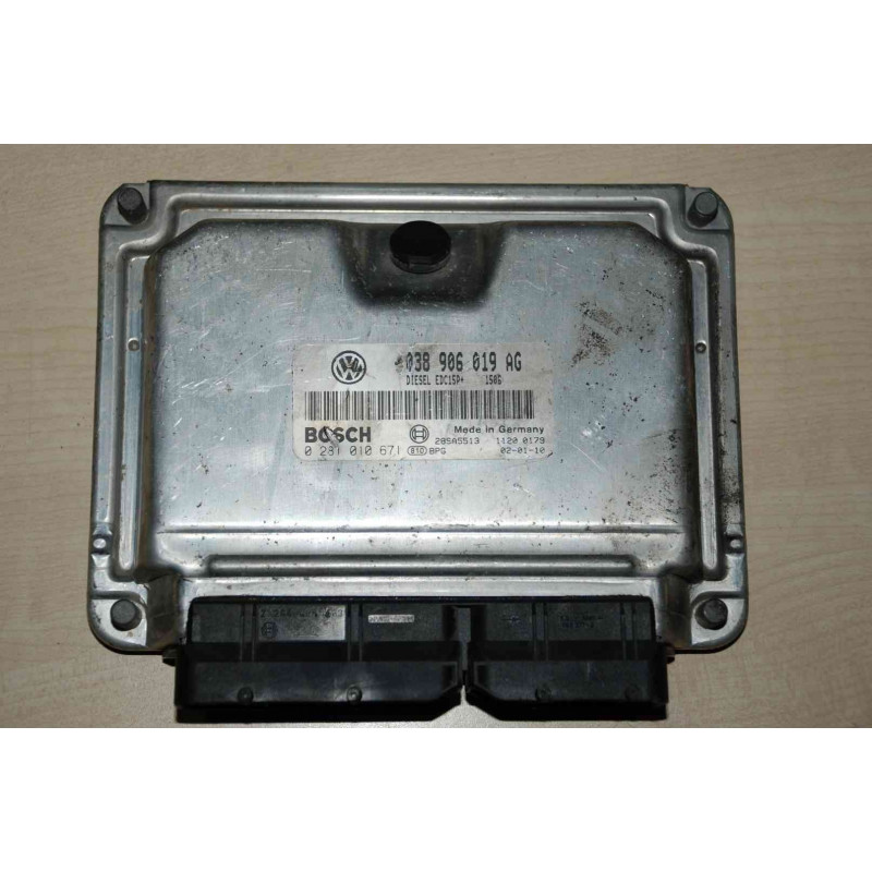 ECU MOTOR BOSCH EDC15P+ 0281010671 VAG 038906019AG