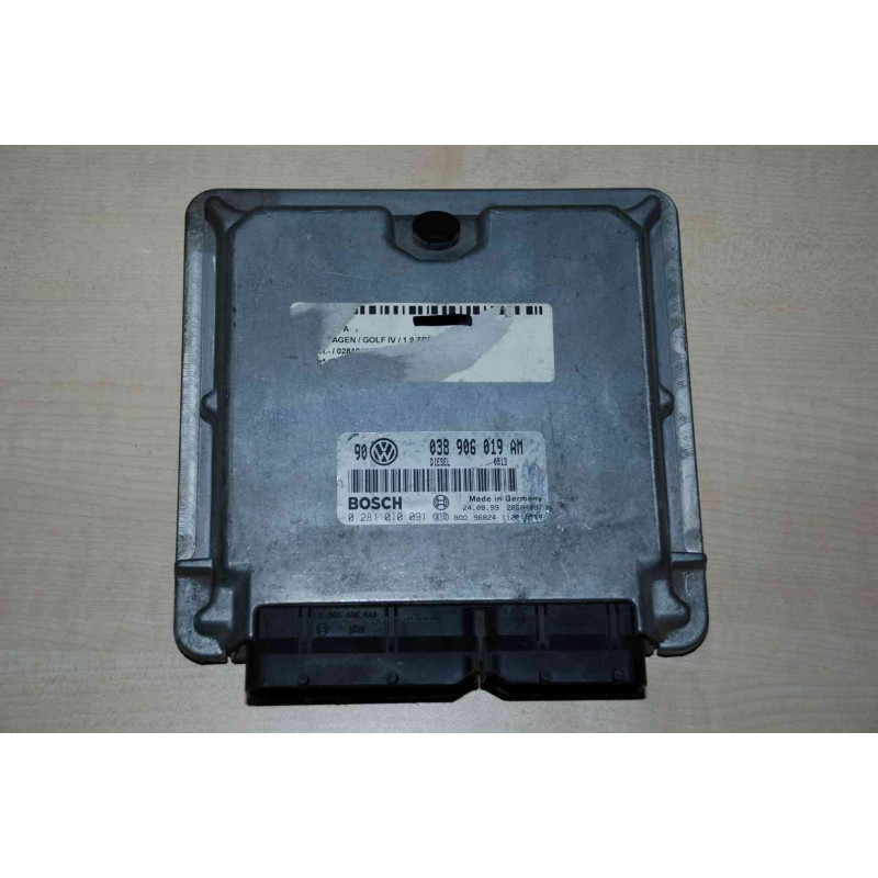 ECU MOTOR BOSCH EDC15P-6.3.2 0281010091 VAG 038906019AM