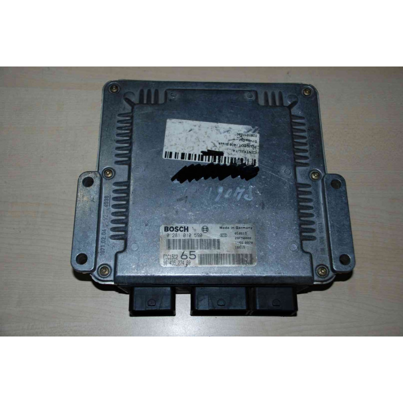 ECU BOSCH EDC15C2-11.1 0281010590 PEUGEOT 406 I 2.0 HDI 81KW 110HP RHZ 9643527480 - WITH DISABLED IMMOBILIZER (IMMO OFF)