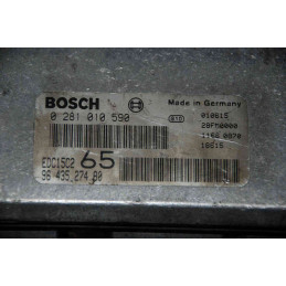 ECU BOSCH EDC15C2-11.1 0281010590 PEUGEOT 406 I 2.0 HDI 81KW 110CV RHZ 9643527480 - CON INMOVILIZADOR ANULADO (IMMO OFF)