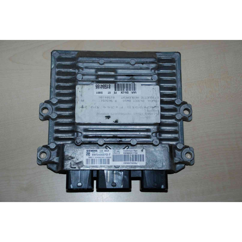 ECU MOTOR SIEMENS SID 801A 5WS40037D-T PSA 9647423380