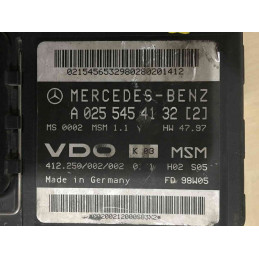 ECU MOTOR VDO MSM1.1 412.250/002/002 MERCEDES A0255454132