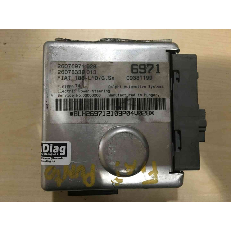 ECU DIRECCION ASISTIDA DELPHI 26076971 FIAT 09381199