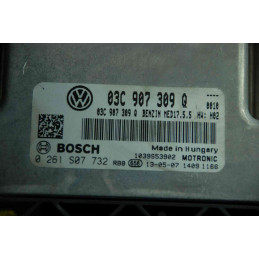 ECU MOTOR BOSCH MED17.5.5 0261S07732 VAG 03C907309Q