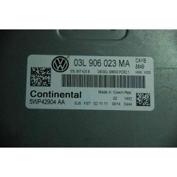 ECU CONTINENTAL SIMOS PCR2.1 5WP42904AA VW POLO V (6R) 1.6 TDI 66KW 90HP CAYB MT 03L907425B / SW 03L906023MA 8849 - CASM2L95.DAT
