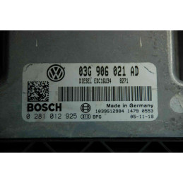 ECU MOTOR BOSCH EDC 16U34-3.42 0281012925 VAG 03G906021AD