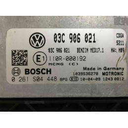 ECU MOTOR BOSCH MED17.1 0261S04448 VAG 03C906021