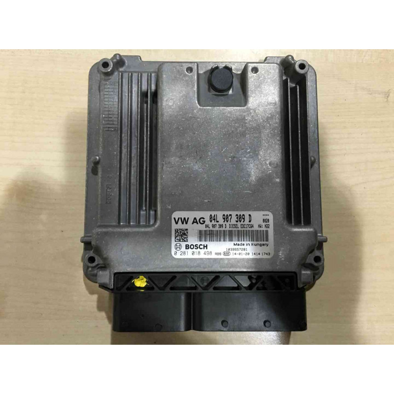 ECU MOTOR BOSCH EDC17C64-2.5 0281018498 SKODA OCTAVIA III (5E) 2.0 TDI 110KW 150CV L4 16V CKFC 04L907309D SW 04L906021DT 5520