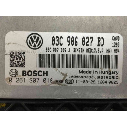 ECU MOTOR BOSCH MED17.5.5 0261S07018 VAG 03C906027BD