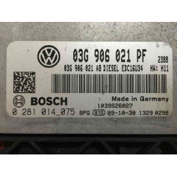 ECU MOTOR BOSCH EDC16U34-3.42 0281014075 VAG 03G906021PF