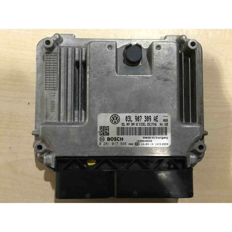 Steuergerät Motor 0281017946 VW PASSAT VARIANT B7 (365) 2.0 TDI 03L907309AE