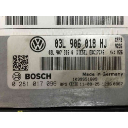 ECU MOTOR BOSCH EDC17C46-2.6 0281017096 VAG 03L906018HJ