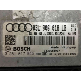 ECU MOTOR BOSCH EDC17C46-2.22 0281017945 VAG 03L906018LB