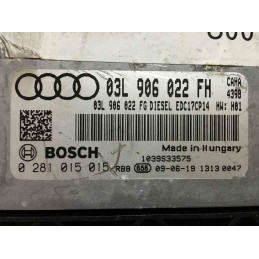 ECU MOTOR BOSCH EDC17CP14 0281015015 VAG 03L906022FH