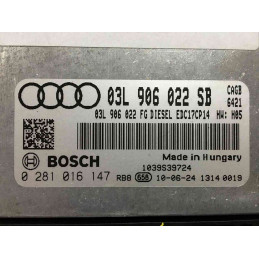 ECU MOTOR BOSCH EDC17CP14 0281016147 VAG 03L906022SB