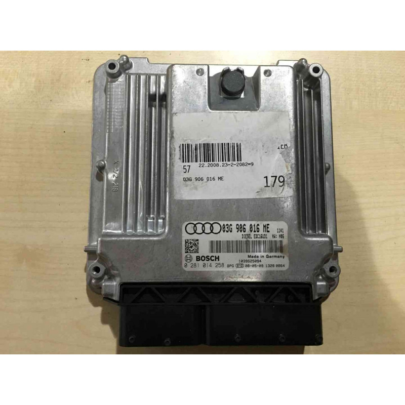 ECU MOTOR BOSCH EDC16U31-4.82 0281014258 VAG 03G906016ME