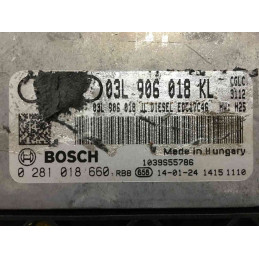 ECU MOTOR BOSCH EDC17C46-2.22 0281018660 VAG 03L906018KL