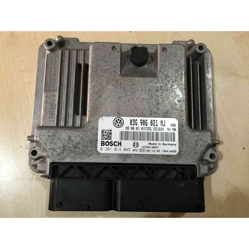 ECU MOTOR BOSCH EDC16U34-3.42 0281014045 VAG 03G906021MJ