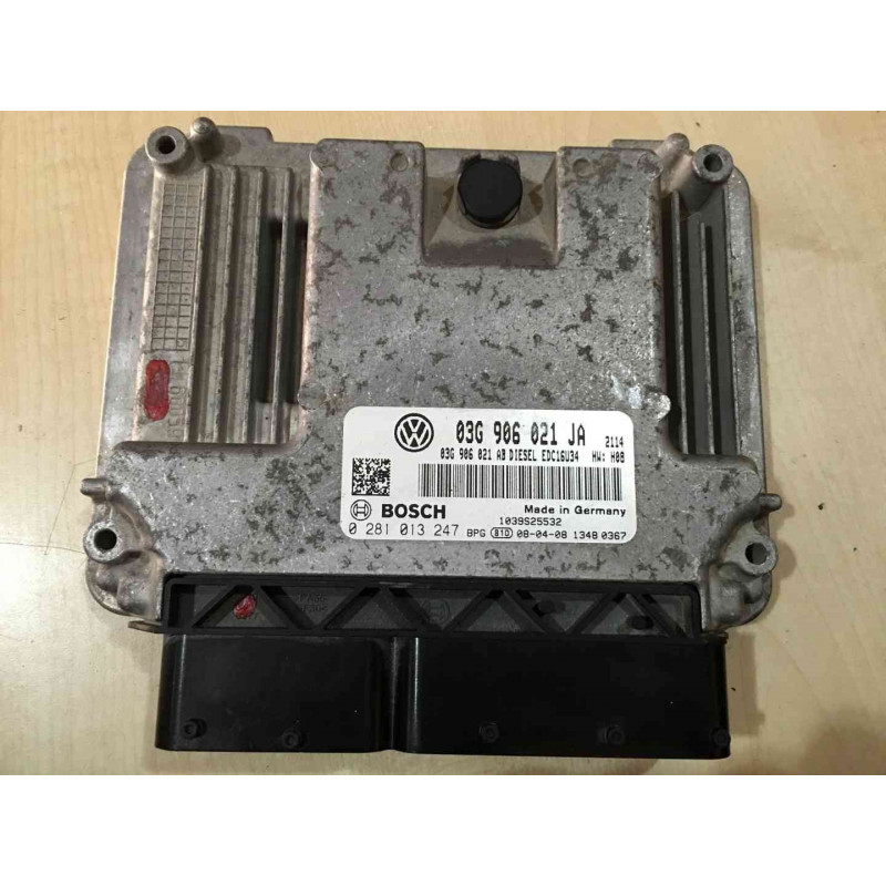 ECU MOTOR BOSCH EDC16U34-3.42 0281013247 VAG 03G906021JA