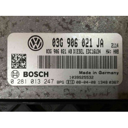 ECU MOTOR BOSCH EDC16U34-3.42 0281013247 VAG 03G906021JA