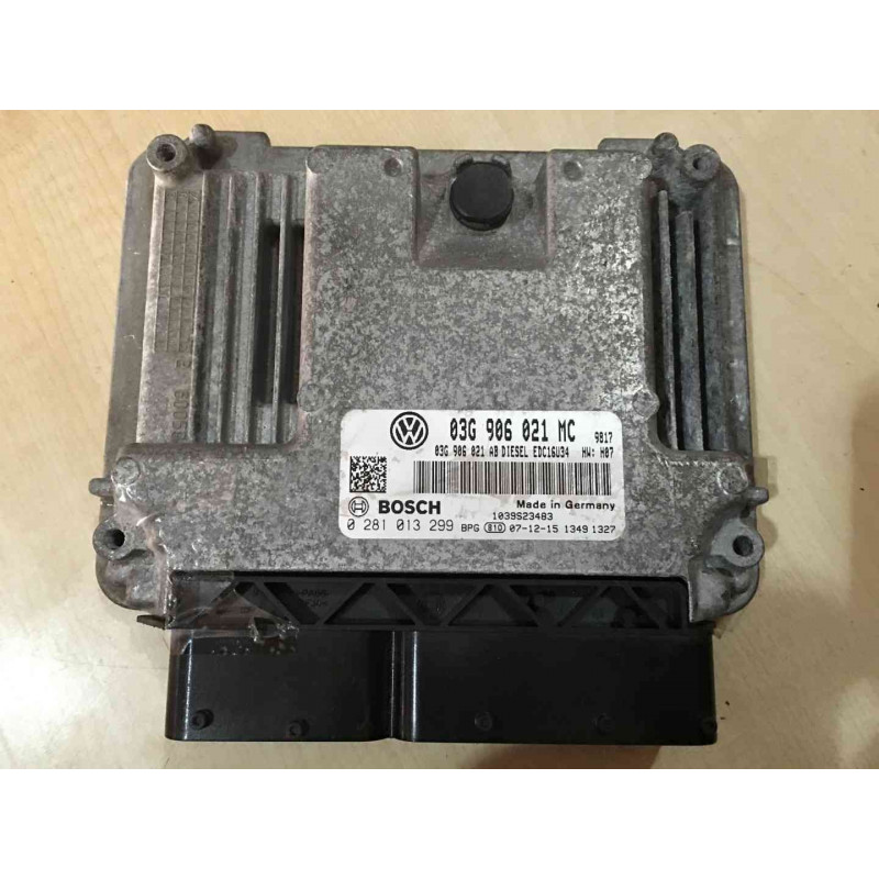 ECU MOTOR BOSCH EDC16U34-3.42 0281013299 VAG 03G906021MC ECU MOTOR BOSCH EDC16U34-3.42 0281013299 VAG 03G906021MC