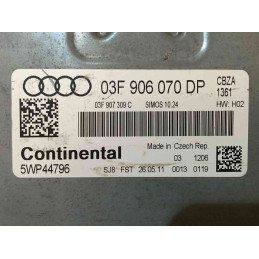 ECU MOTOR CONTINENTAL SIMOS 10.24 5WP44796 VAG 03F906070DP