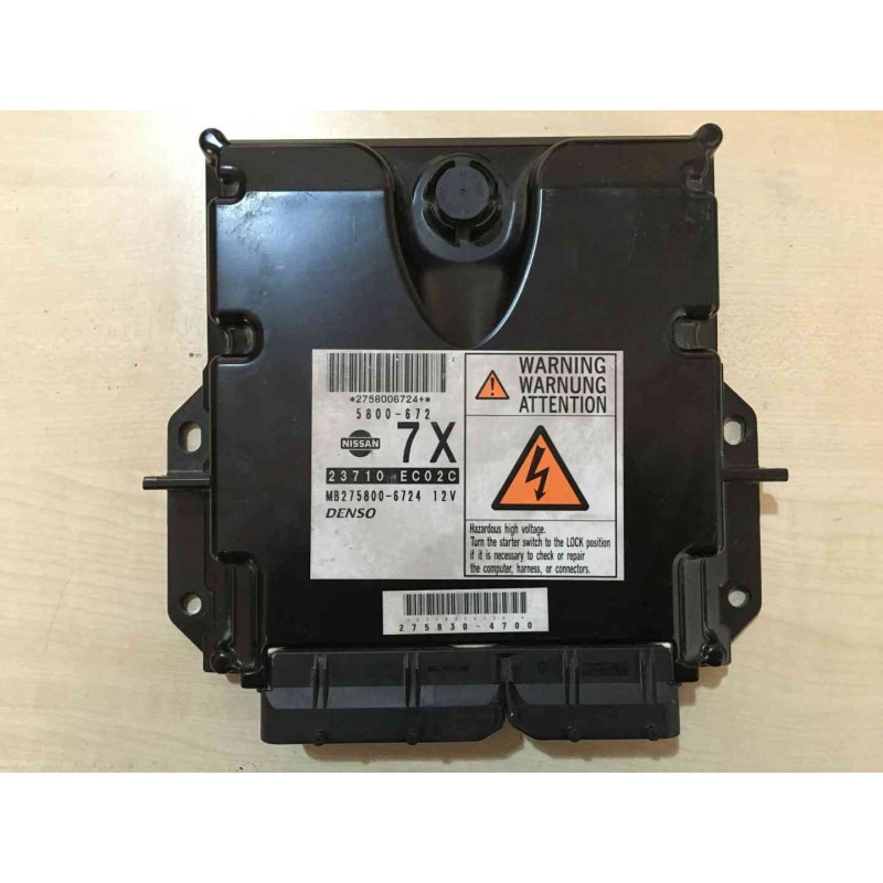 ECU MOTOR DENSO MB275800-6724 NISSAN 23710EC02C