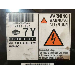 ECU MOTOR DENSO MB275800-6733 NISSAN 23710EC03B