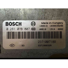 ECU MOTOR BOSCH EDC17C11-3.30 0281016807 RENAULT 237100718R