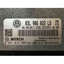 ECU MOTOR BOSCH EDC17CP14-3.4 0281015989 VAG 03L906022LD