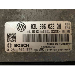 ECU MOTOR BOSCH EDC17CP14-3.4 0281015877 VAG 03L906022QH