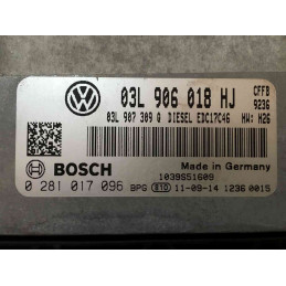 ECU MOTOR BOSCH EDC17C46-2.6 0281017096 VAG 03L906018HJ