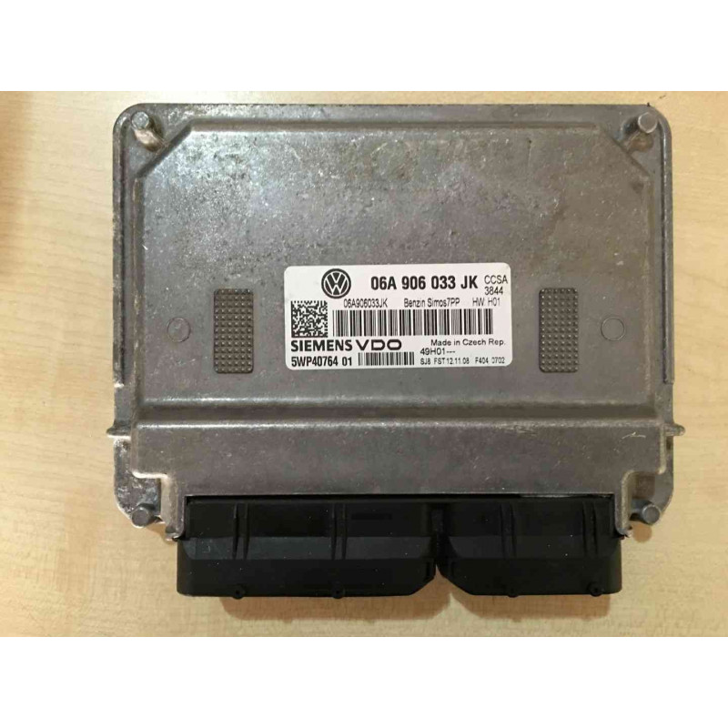 ECU MOTOR SIEMENS VDO SIMOS 7PP 5WP4076401 VAG 06A906033JK