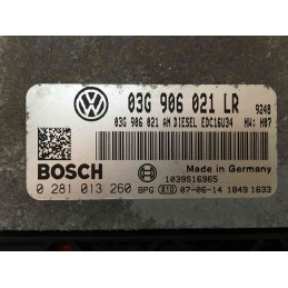 ECU MOTOR BOSCH EDC16U34 0281013260 VAG 03G906021LR